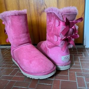 Ugg Bailey Bow Boots Pink